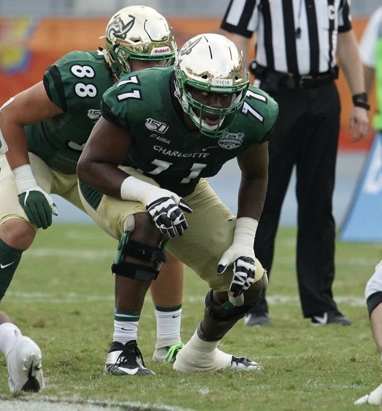 After a great conversation with @JacksonBlock17 I’m excited to share that I have earned an offer from UNC Charlotte! @CoachRossomando @CharlotteFTBL @Coach_BTurk @CoachKTinsley @tbond252 @Big_Coach68 @CoachCoiro @coach_davidyock @HOLD2017