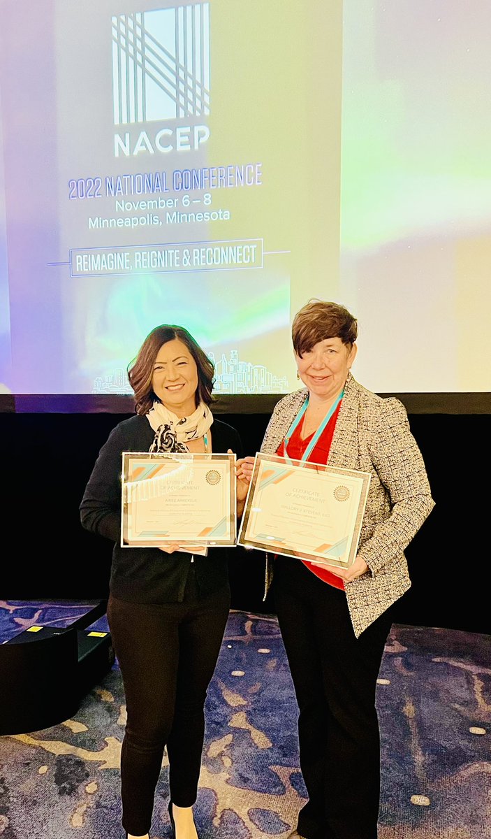So glad you were on this leadership journey with me @Mallory37111359 <a href="/NACEPtweets/">NACEP</a> #NACEPinMN22 #NACEPleadershipacademy #dualenrollment