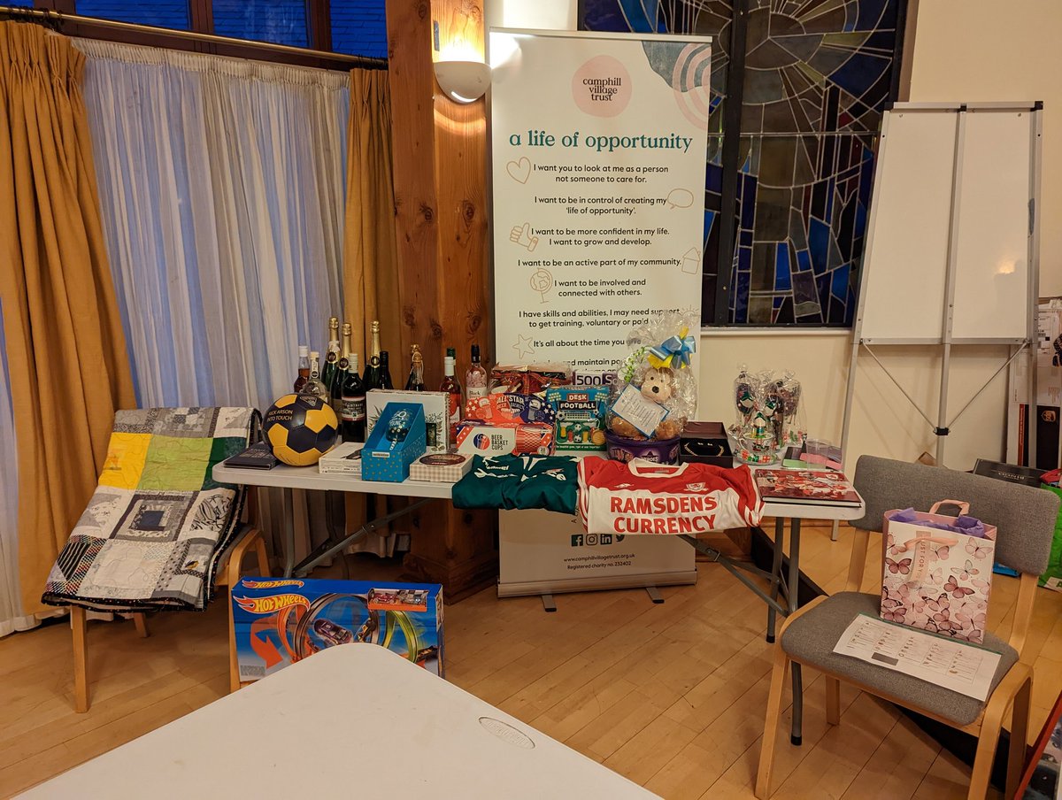 DEB131E's tweet photo. All ready for the Voices of Larchfield #fundraising #bingonight in aid of @TcdTeesside "Eyes down" 👀 #raffle #luckydip #pieandpeasupper #guesstheimage @CamphillVillag1 @LarchfieldCVT @PhilipG47911940 @sara_thakkar https://t.co/ijCUyJuQEC