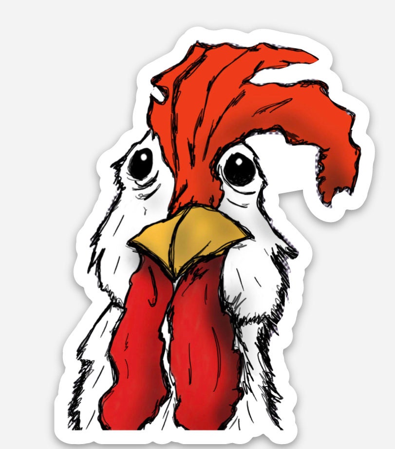 GiveAndEngage's tweet photo. This OG started the party. He's 12 shades of amazing. Mr. Chicken -Vinyl Sticker https://t.co/EY8f4SWCC1 #happyday #waterbottlesticker #oldschool #animal #horizontal #animalstickers #diecutstickers #vinylstickers #waterbottlesticker #cuteanimal #chickensticker https://t.co/xMrYwn8FcV