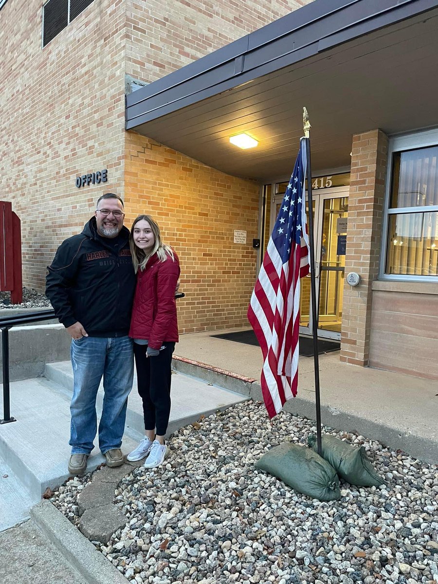 My daughter Matti’s first time voting, and she gets to vote for her Dad for Pipestone School Board!
#ProudDad