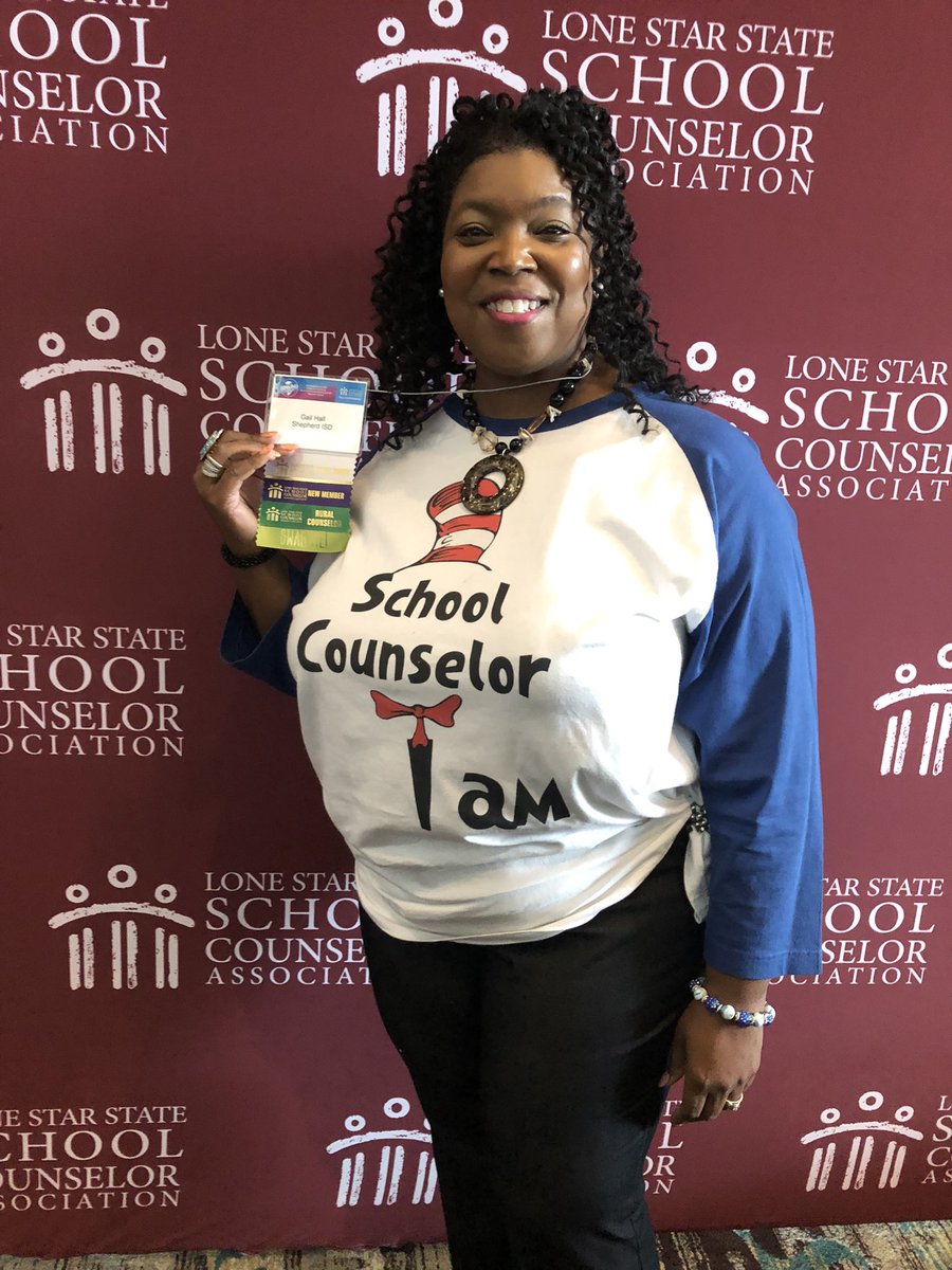 GailPHall1's tweet photo. #ShepherdISD #ShepherdMiddleSchool #vision2025 #TexasMiddleSchools #SISDSupchallenge #LSSSCA2022 #schoolcounselor LSSSCA Fall Conference is a must attend conference for all school counselors!👍✅❤️ l enjoyed keynote speakers, presenters, and connecting with other counselors. https://t.co/mYyaNiBJtn