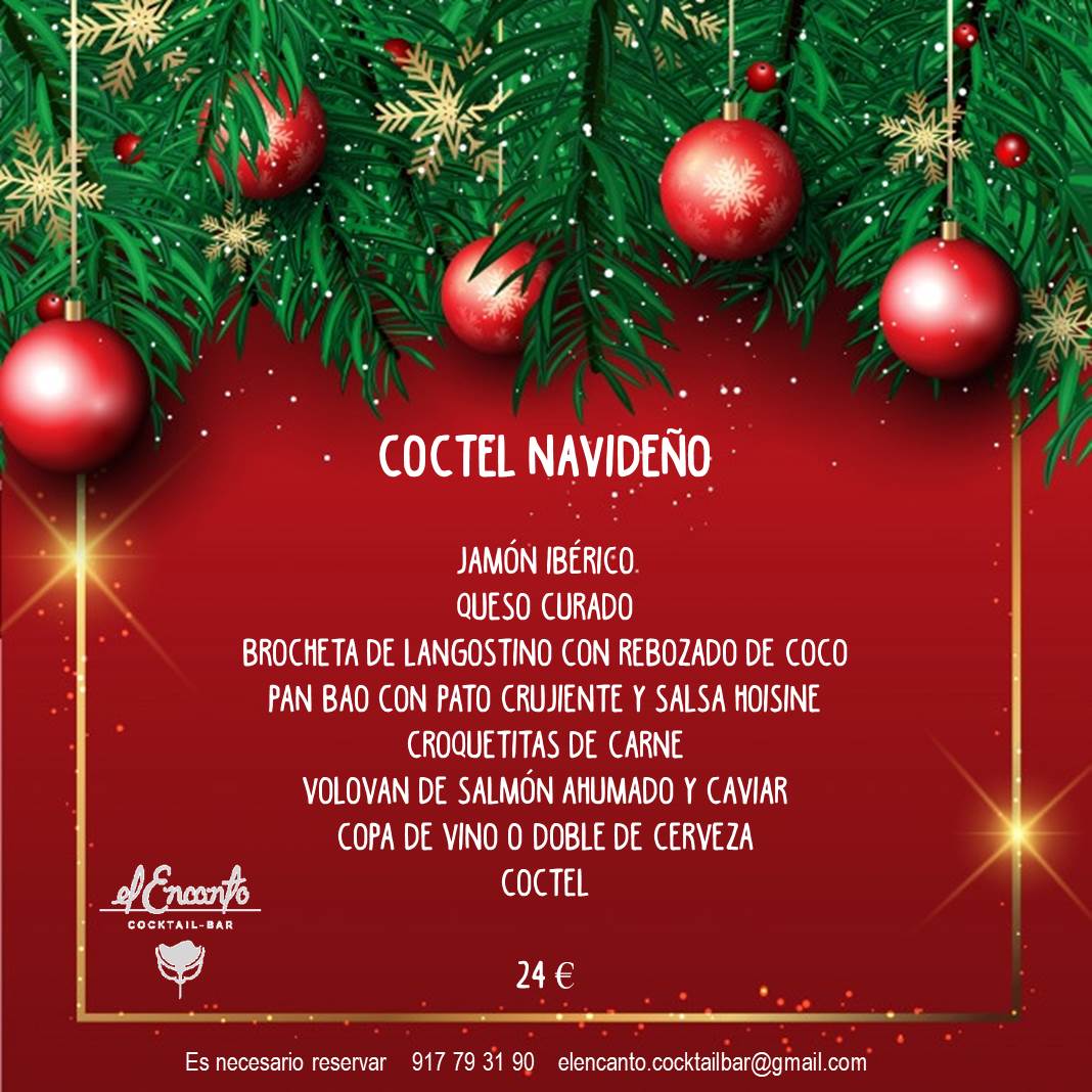 barelencanto's tweet photo. Se acerca la Navidad, son días de reunirse con amigos, compañeros de trabajo, familiares… 🎁🎉💕
En El Encanto os hemos preparado dos propuestas, una más económica y otra la tradicional.
#ViveEncanto #SéFeliz #navidad #MenúNavideño #cócteles #gintonics https://t.co/FXq8LYsazz