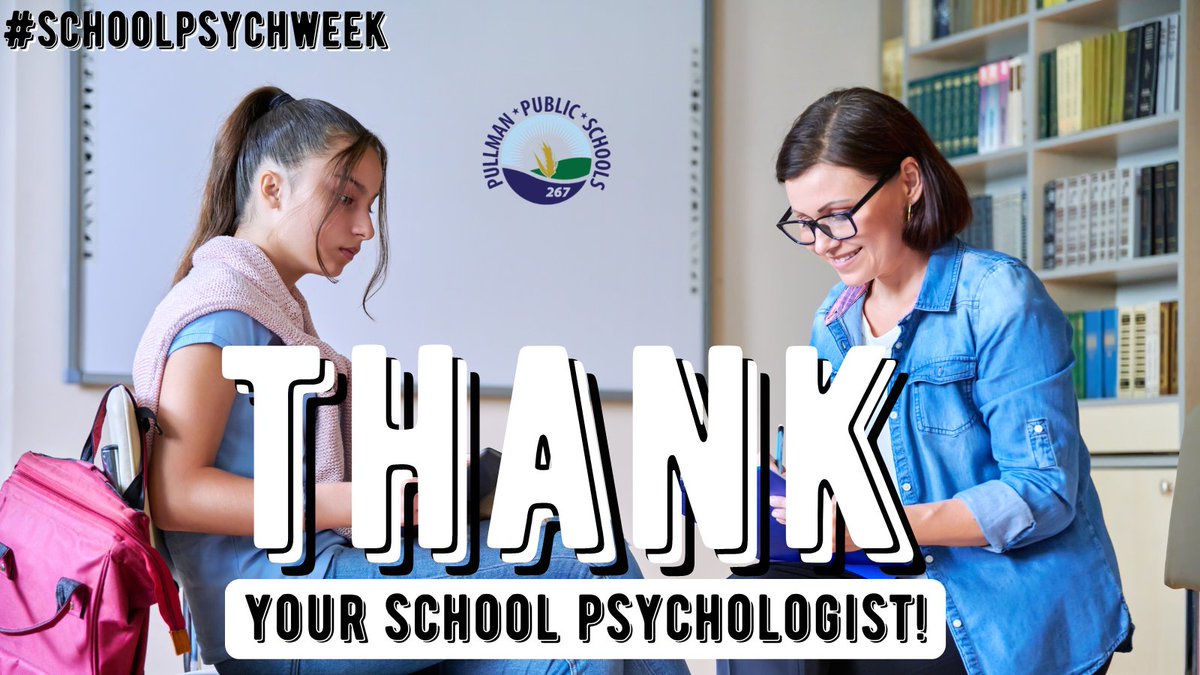 PullmanSD's tweet photo. How do our school psychologists help our students shine ☀️? Parents, guardians, teachers and students can now anonymously thank their school psychologist using this form: https://t.co/e70pNeSt3c. The form will be open until the end of the business week. #SchoolPsychWeek https://t.co/umZZta6i11
