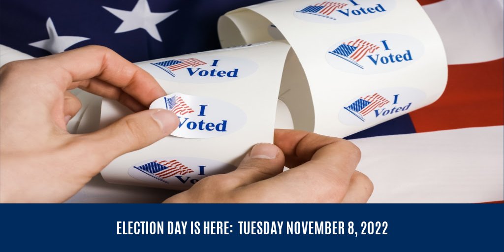 ELECTION DAY: TUESDAY, NOVEMBER 8, 2022 Registered suburban Cook County voters can ONLY VOTE IN THEIR HOME PRECINCT ON ELECTION DAY. Not registered? Use same-day registration &amp; voting by presenting 2 qualifying forms of ID. Find out more at: 
cookcountyclerkil.gov/elections/your….