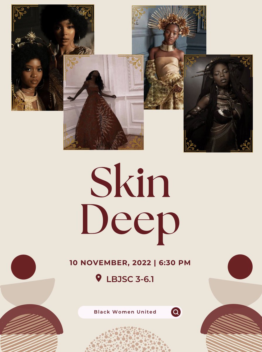 We hope yall are having a great semester and continuing to be great!

Join us this Thursday @ 6:30 to discuss any and everything surrounding being Black.

Let’s appreciate ourselves and everything we’ve accomplished! ❤️