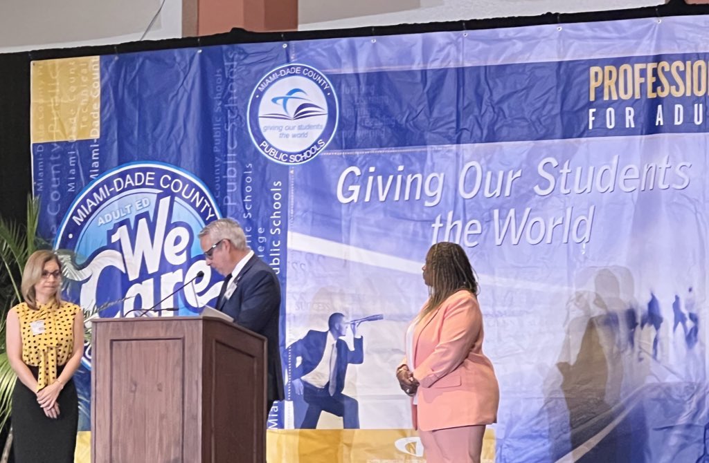 Today, at ELITE 2022, M-DCPS adult educators gather to recognize and commend retirees, share bold new ideas, and build a lasting vision for improving our local communities.

#ELITE2022 #CTEPathways #OPCTE #Upskill