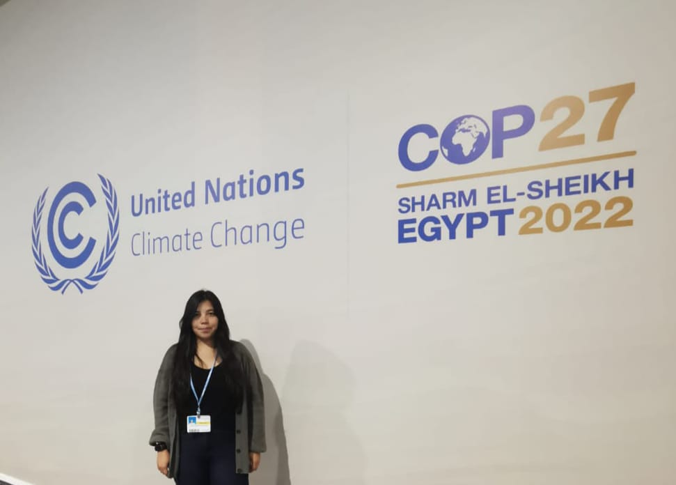 OPSAL_'s tweet photo. ✅️ La integrante de #OPSAL y representante de la comunidad Colla de Copiapó, Lesley Muñoz (26), estará exponiendo en el Pabellón de los Pueblos Indígenas de la #COP27 sobre los impactos para las comunidades de la minería y extracción del #litio, base para la #electromovilidad https://t.co/vQZ6orZ24p