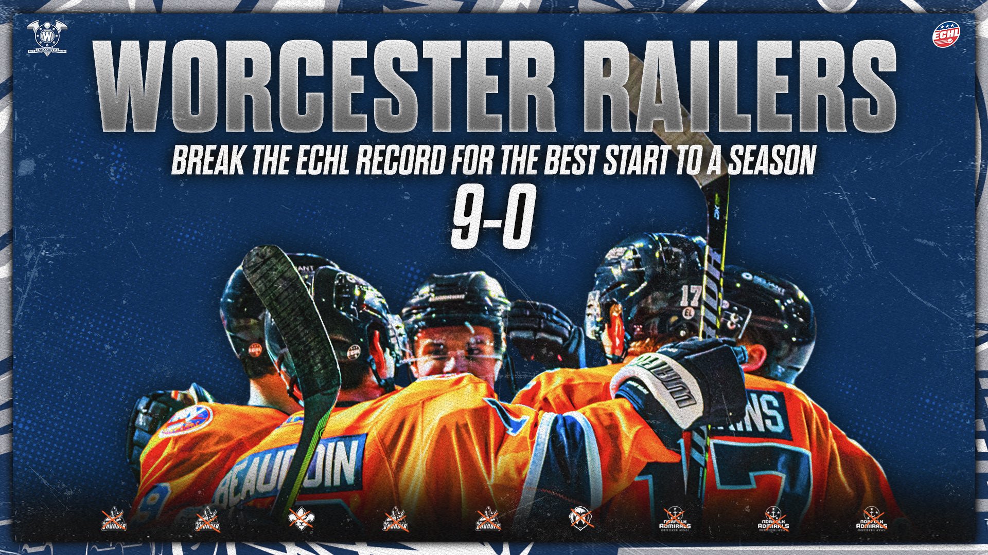 Worcester Railers HC on Twitter "HISTORY IS MADE!🚂🎉 9000 RECORD! The Worcester Railers WIN