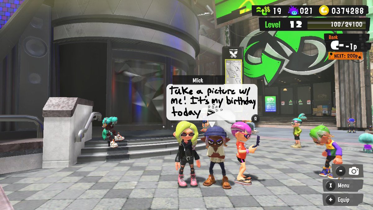 madisyn_xox's tweet photo. I DONT KNOW HOW TO FIND THIS PERSON BUT IF YOU SOMEHOW SEE THIS HAPPY BIRTHDAY!!! #splatoon3 #mlick https://t.co/fNtEdxoQfe