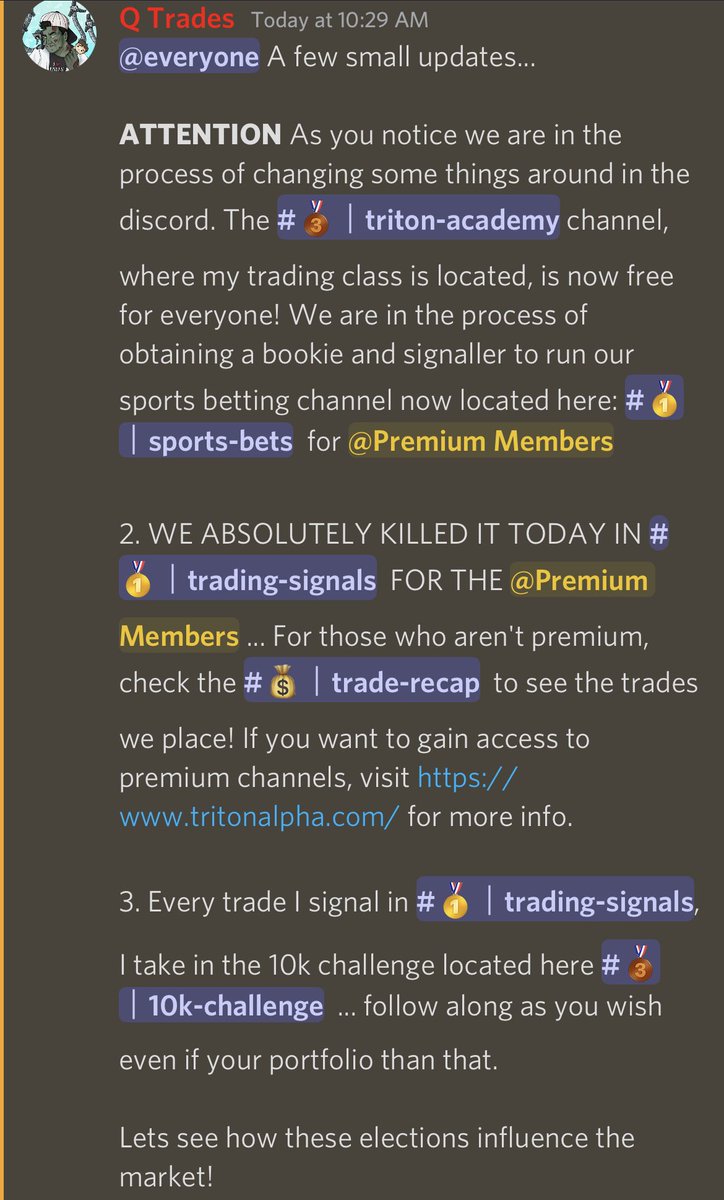 🚨FREE TRADING CLASSES🚨

discord.gg/qqy5A5DtpC