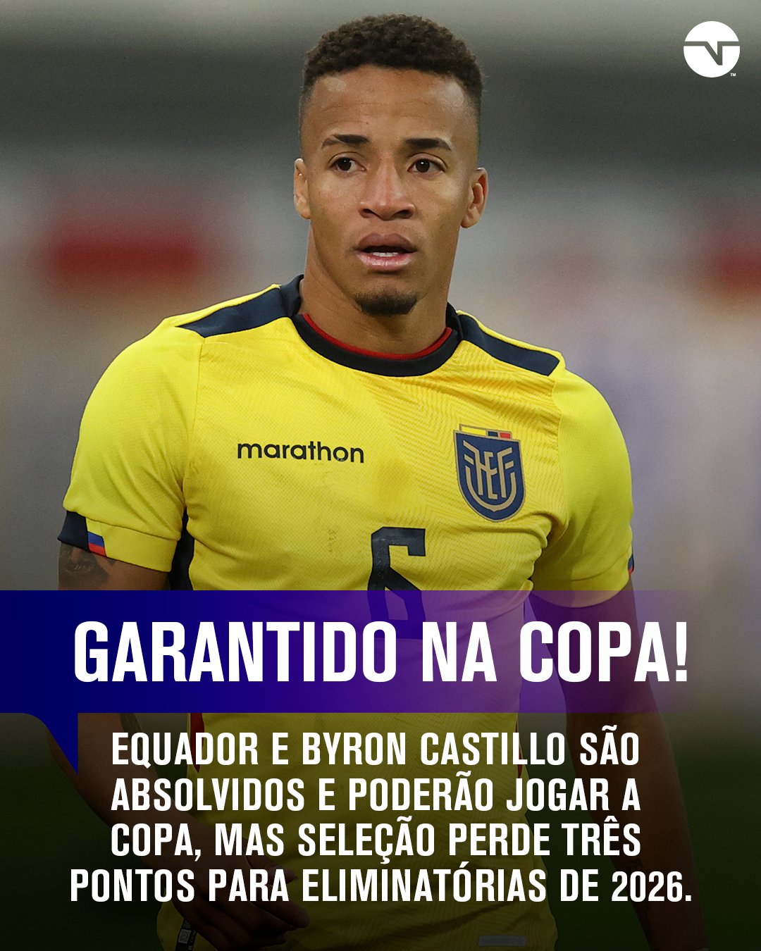 TNT Sports BR On Twitter FIM DA NOVELA Equador E Byron Castillo V o 