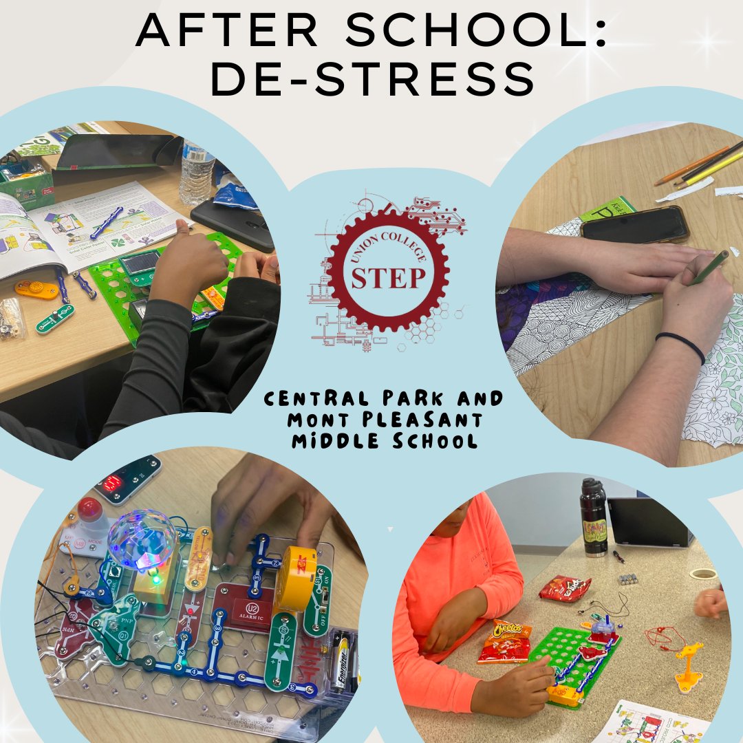 Last week, STEP mentors took the time to destress with our STEP mentees through coloring books and snap circuits!