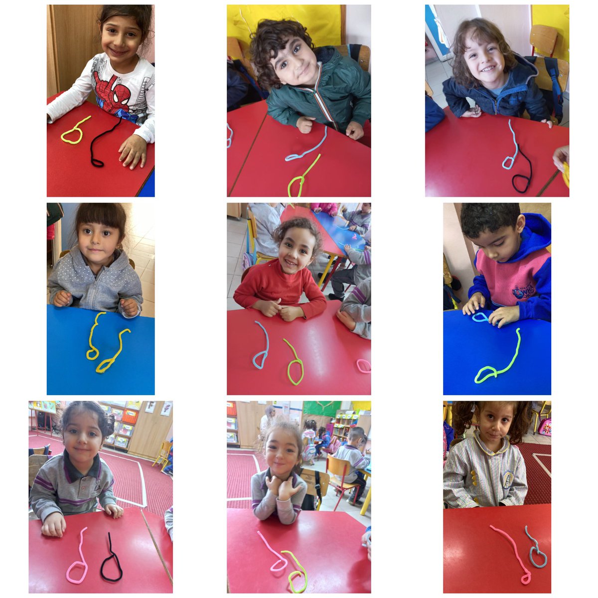 souadabughadir's tweet photo. Kg2”F” learners were so excited to model the letter “Pp” using a pipe cleaner  . 🐼🍕🥧
@makdawhaschool @YaraHas00629906 @FThaalby https://t.co/xeypAqFMH6