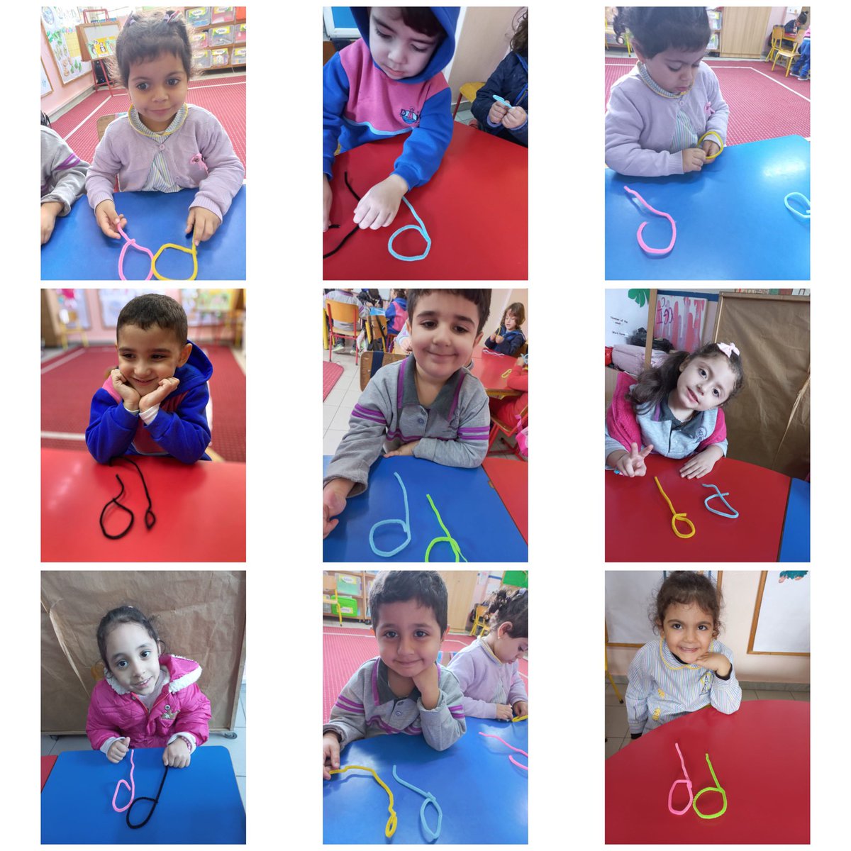 souadabughadir's tweet photo. Kg2”F” learners were so excited to model the letter “Pp” using a pipe cleaner  . 🐼🍕🥧
@makdawhaschool @YaraHas00629906 @FThaalby https://t.co/xeypAqFMH6