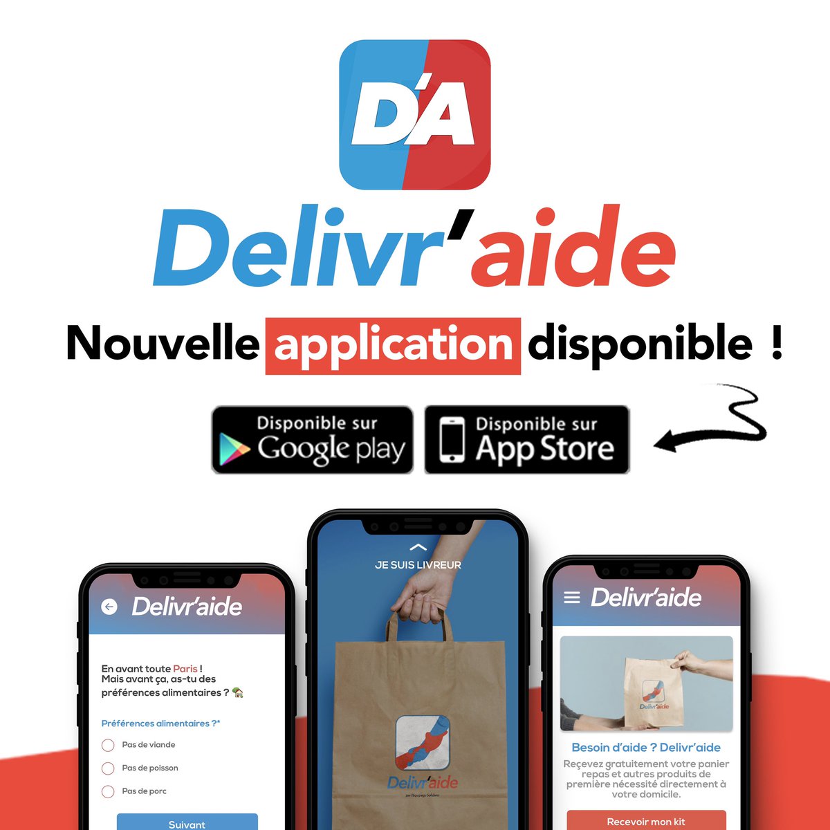 EquipageSolidR's tweet image. Après plus de 2 ans de travail, on a enfin sorti notre application mobile !

Nous livrons des kits alimentaires aux étudiants dans le besoin et c’est totalement gratuit !!! Donnez-nous la force de continuer notre projet ❤️⛵️