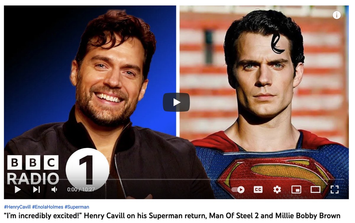 I'm incredibly excited!” Henry Cavill on his Superman return, Man