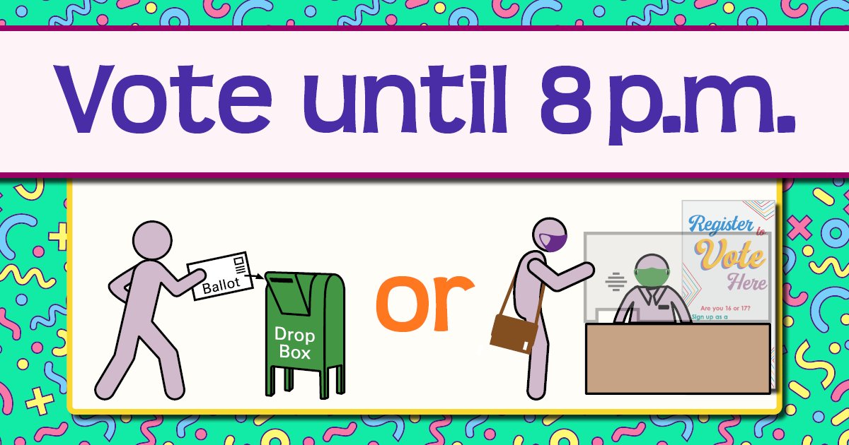 secstatewa's tweet image. Still need to register? You can visit your county elections office until 8 p.m. tonight to register and vote.

County elections office contact info: sos.wa.gov/elections/audi…

1/4