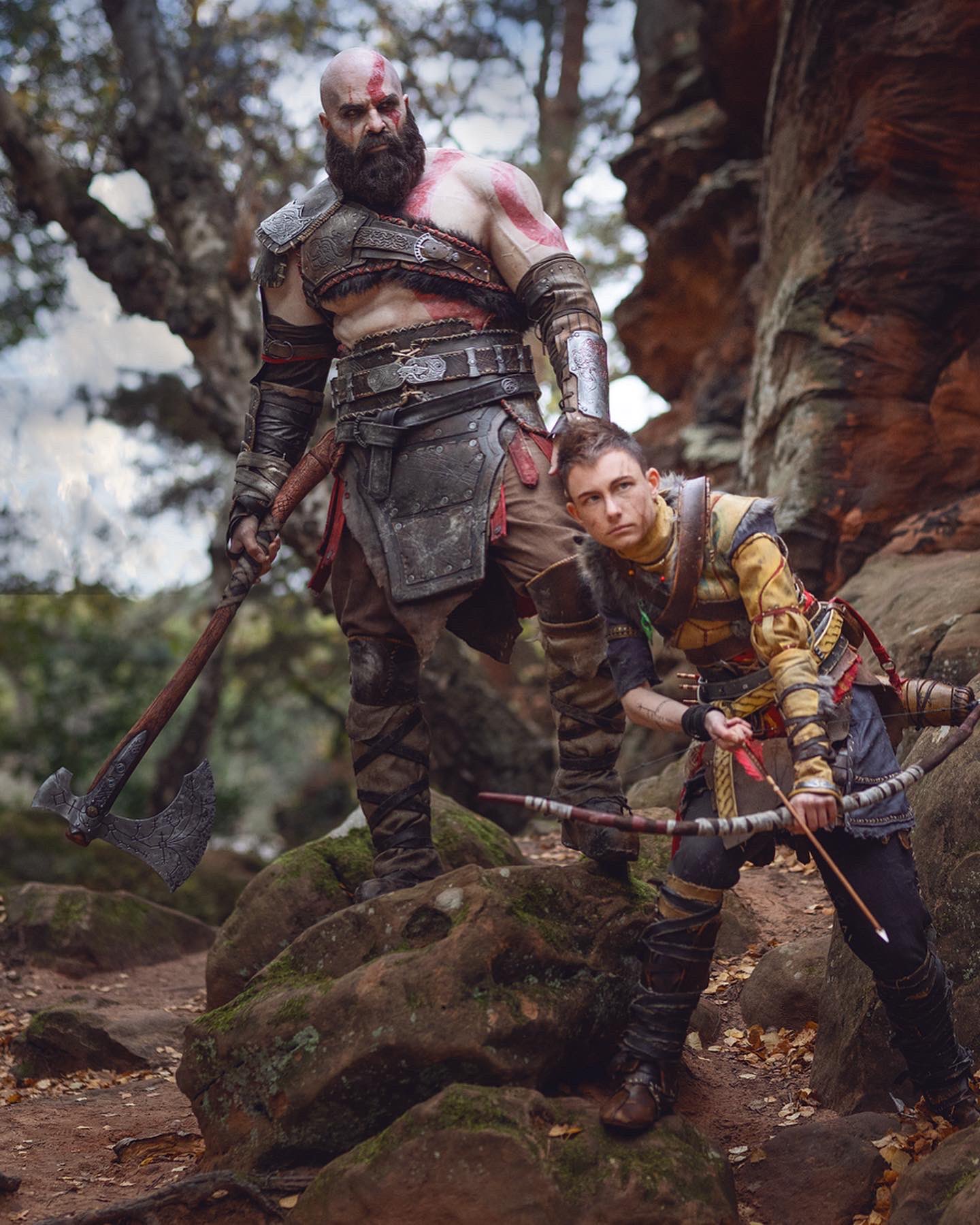 God of War Ragnarok Cosplay Costumes Kratos Cosplay Suits