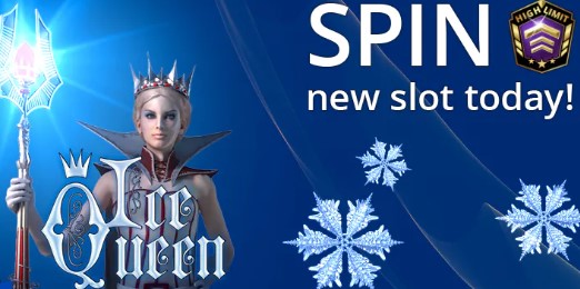 New Slot - Ice Queen High Limit - All Players Get Match Bonuses at CryptoSlots Casino!