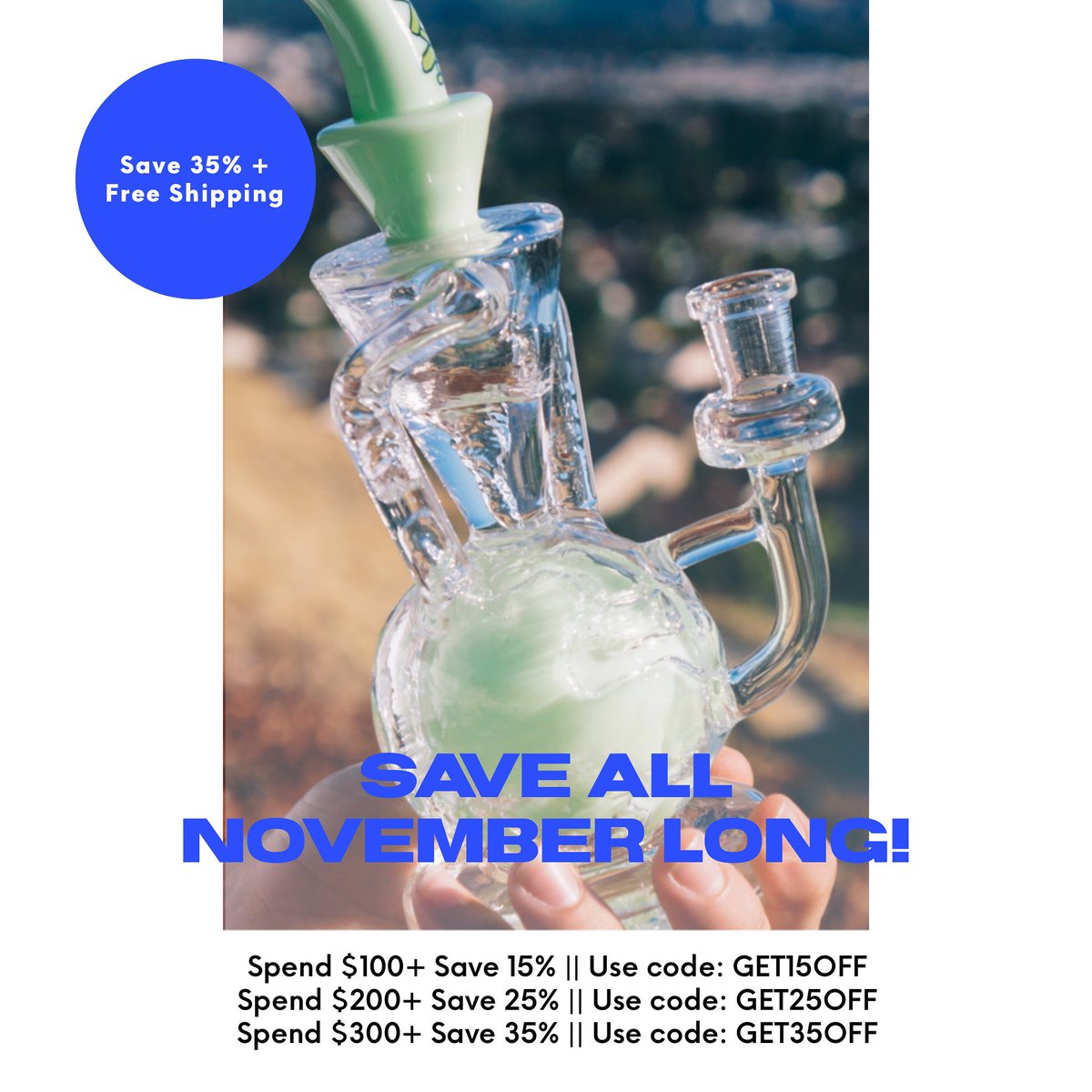 Making Holiday Shopping a breeze! The more you shop the more you save!
Shop and save today smokeafm.com