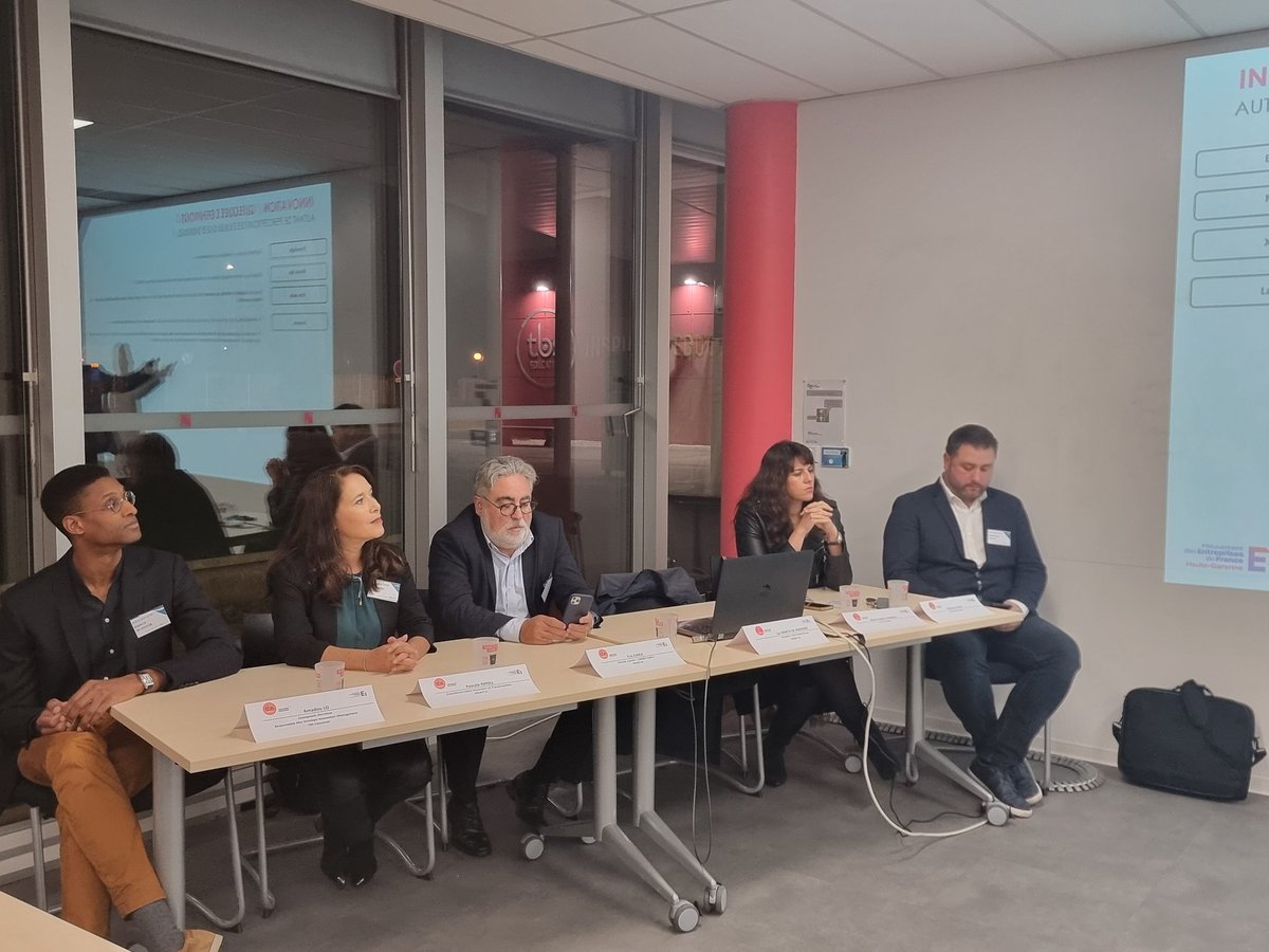 Innover pour exister 💡
<a href="/MEDEF31/">MEDEF Haute-Garonne</a> X <a href="/tbs_education/">TBS Education</a> 
Comment innover ? Pourquoi innover ?
Une soirée de partage pour comprendre les bonnes pratiques pour la pérennité des entreprises🏢
<a href="/AS_Gimenez/">anne sophie gimenez</a> <a href="/WIDID_France/">WIDID</a> <a href="/NovaLynx_Tweet/">NovaLynx</a> <a href="/UNeedConsulting/">U-need Consulting</a>  <a href="/CabinetJunca/">Cabinet Junca & Associés</a>