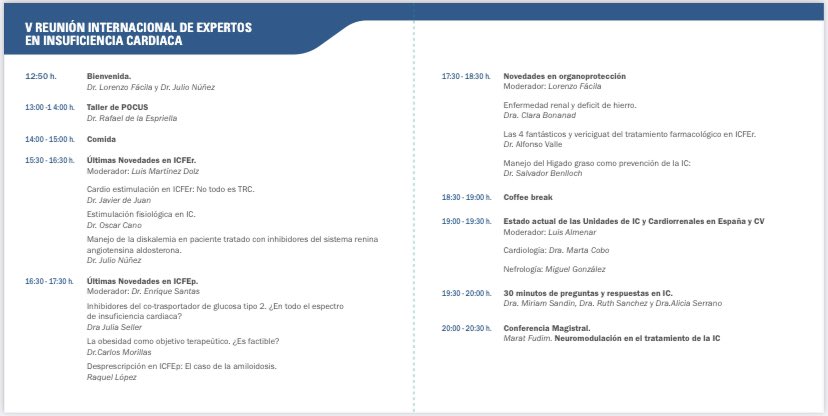 🎲 y siguen las actividades en la <a href="/SVCardio/">SVCardio</a> ¡no se para!🚦

📝Apunta fecha: 25 Noviembre en Valencia:

V REUNIÓN INTERNACIONAL DE EXPERTOS EN IC