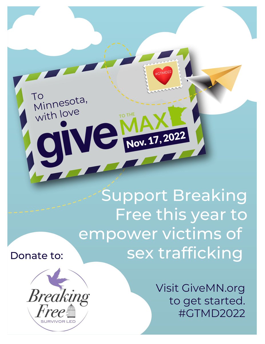 Are you looking to give a little extra this holiday season? Give to the Max Day starts on November 17th!
Together, we can make sure women are cared for, empowered, and have a safe place to sleep at night in our Emergency Shelter!
Donate Now:
givemn.org/organization/B…