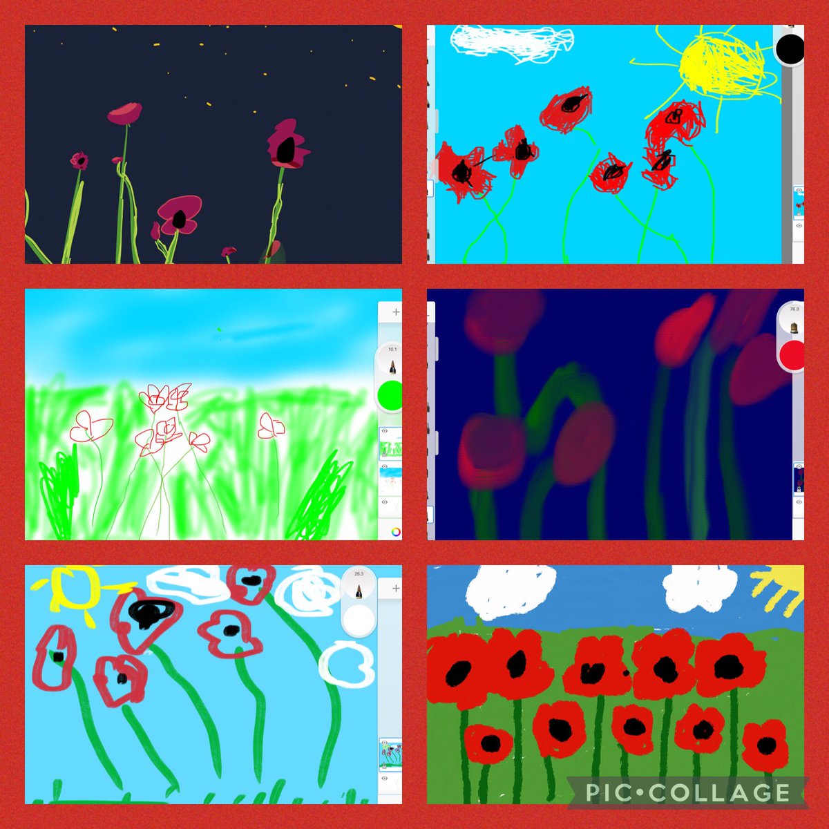 MrsMcManusanto's tweet photo. Today in iPad skills Primary 4 used @sketchbookapp to create some Poppy pictures. They completed this completely independently after using the app for the last few weeks! Well done P4 👍🏻 @MrsEastonanto https://t.co/8bzwUTIWNt