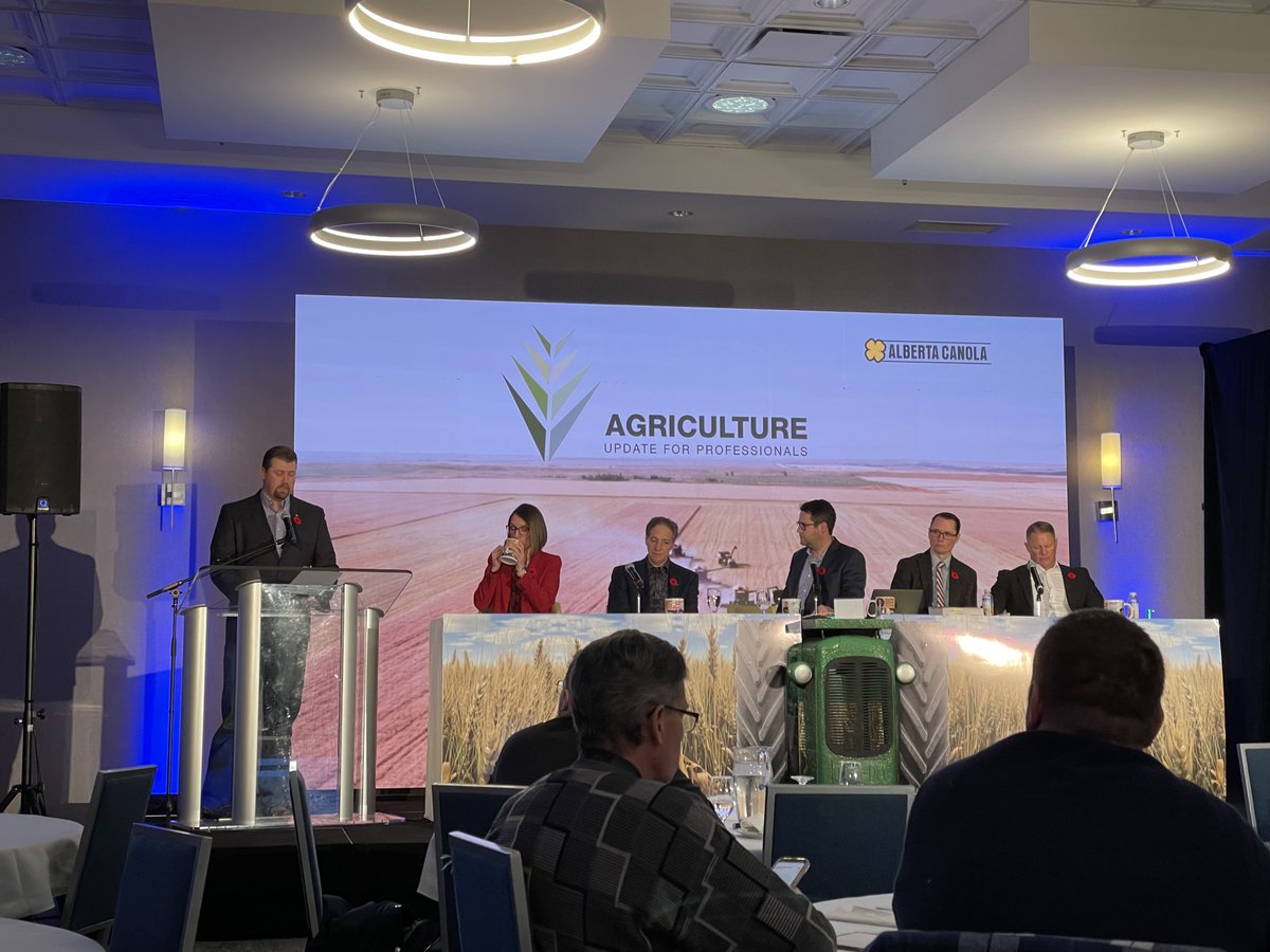 We had the pleasure of attending the 2022 Agriculture Update for Professionals held in Edmonton last week. Thank you to the speakers for the insightful discussions on corporate strategies for farm succession planning. Looking forward to next year! #CdnAg #FarmTransition