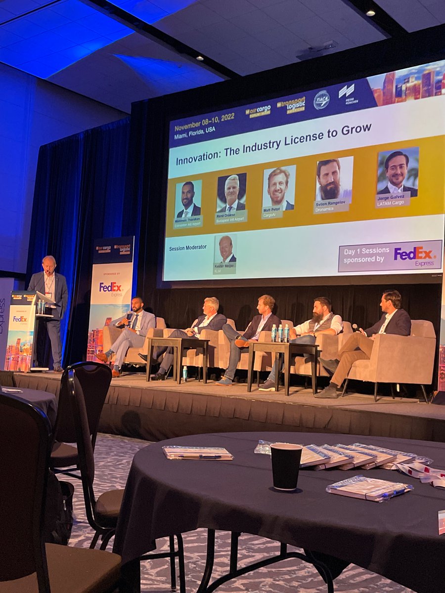 fr8exchangeit's tweet photo. The future of innovation in global cargo is collaborative. Hardware, software, infrastructure businesses &amp; governments are all needed in the conversation.
@MiamiConvention @FedEx https://t.co/g4VZCJf2gk