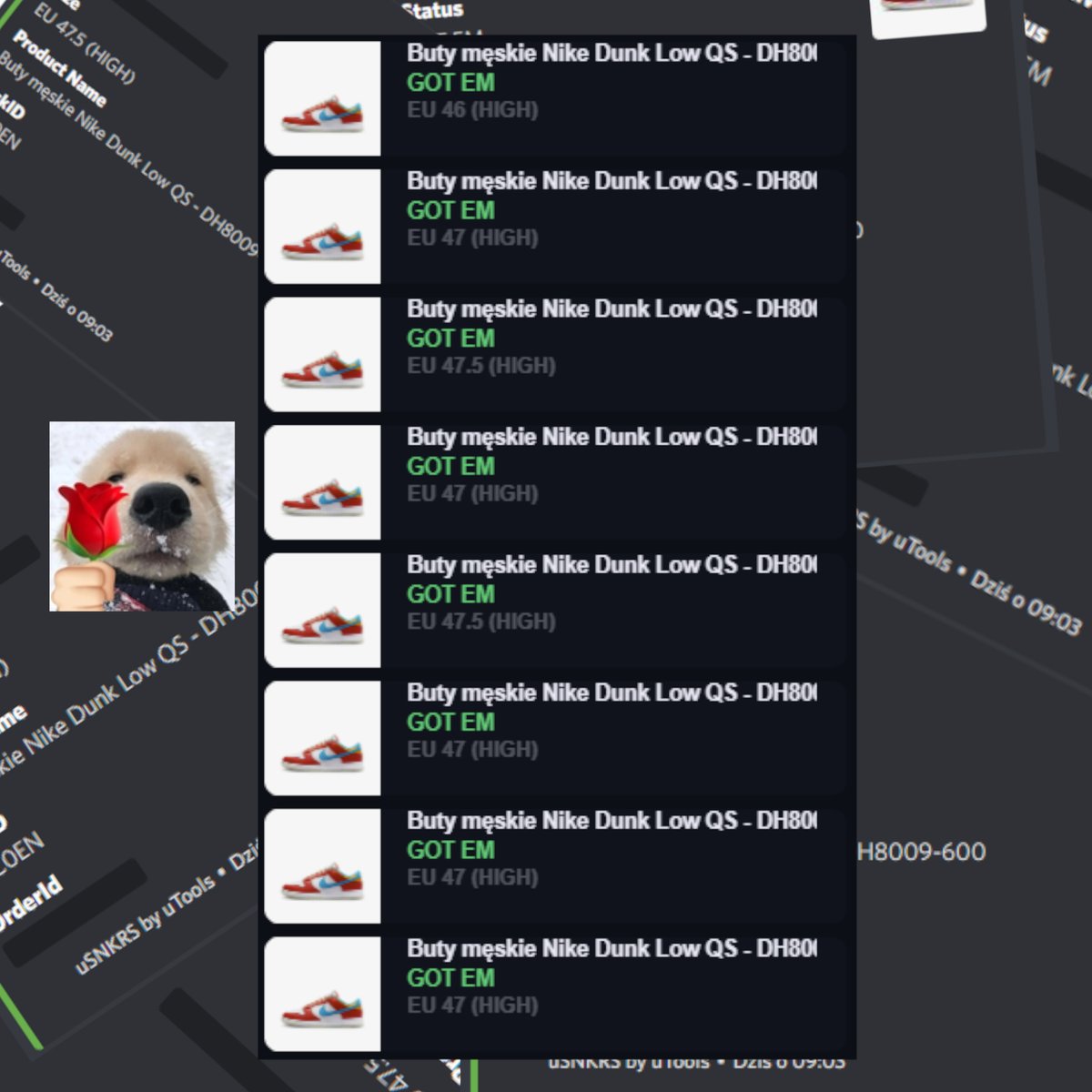 👀
Thanks:
<a href="/JIGIONotify/">JIGIO NOTIFY</a>
<a href="/No3DS/">3DYES</a> 
<a href="/uSNKRS/">USNKRS</a>
@utools_success <a href="/uTools_/">uTools</a> 
<a href="/ShinyProxies/">Shiny Proxies</a>