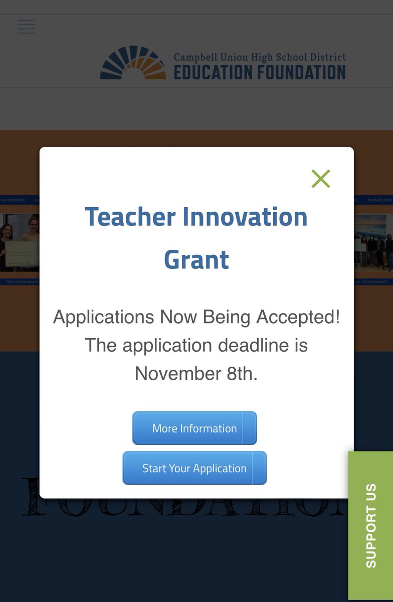 CUHSD Ed Foundation tweet media