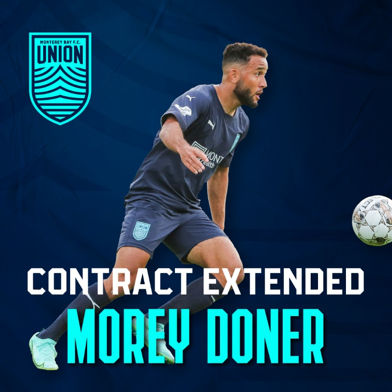 MontereyBayFC's tweet photo. "The first time I stepped foot here I knew it was a place where I could see myself for a long time. It’s the happiest I’ve been in my career, so for me it was a no-brainer."