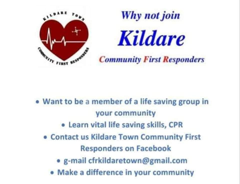 CFRKildareTown's tweet photo. #CFR #volunteer #SaveLives #ActFast 
Tuesday 15th November @8pm https://t.co/KNlmB2O4Fh