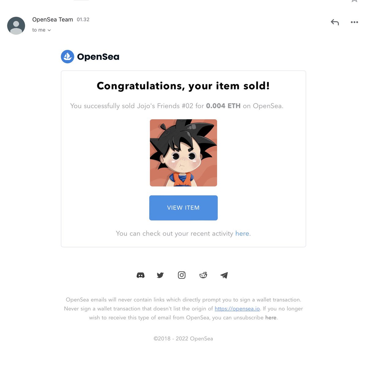 FIRST SOLD!🥹

Finally i got my first sale🥺❤️
I'm very HAPPY, Thankyou so much to Mountingoat (Opensea) for being first Jojo's Friends collector, and i hope you love my Jojo❤️🥰

#NFT #NFTs #NFTCommunity #JojoFriends