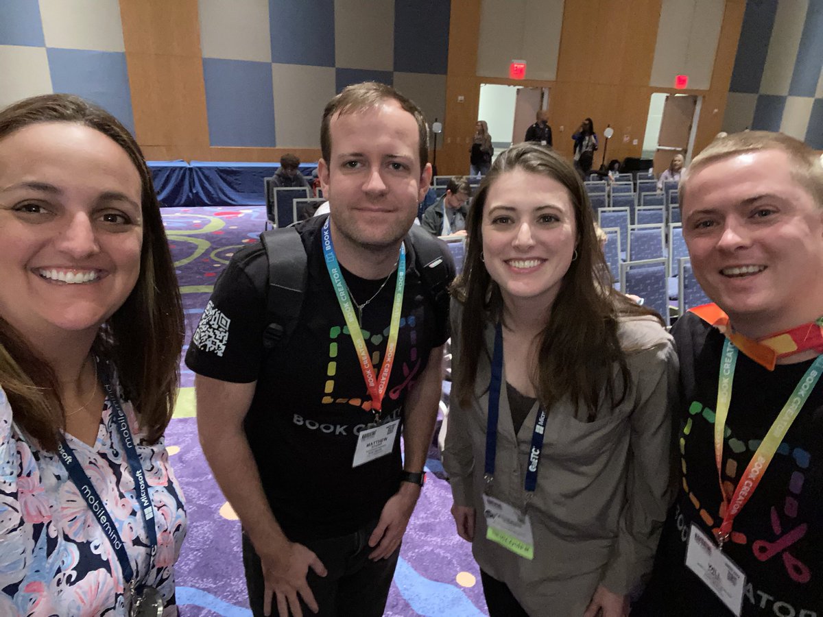 Loved  meeting @BookCreator_Wil and Matthew Schopp from @BookCreatorApp at #GaETC22  last week! Such an awesome tool that can be added through Clever! @MtBethelES and @awilson_alp  - check this creation tool out! #bookcreatorambassador