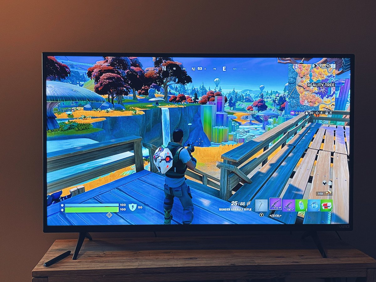 ThePowerAppsPro's tweet image. First time playing #Fortnite in my den (my new gaming cave 😈)