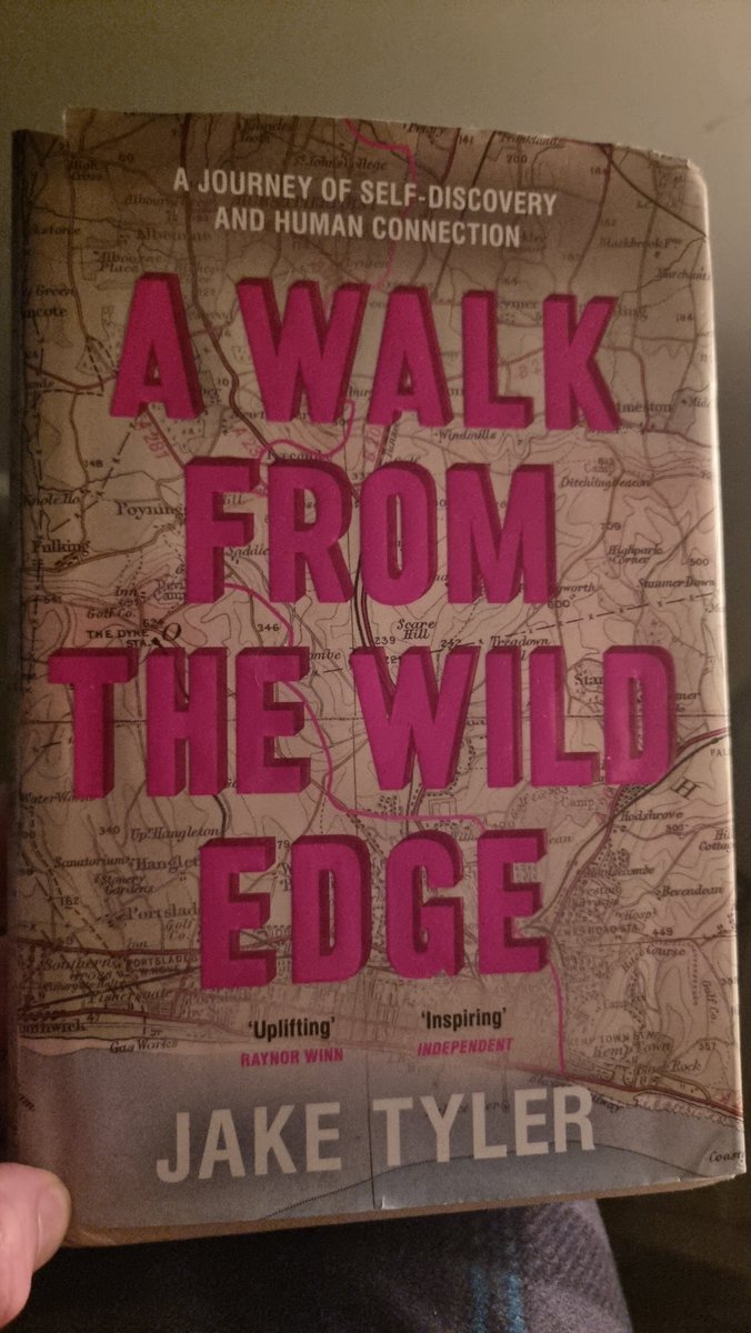 So I've got a pile of books that I want to get through and have finally started with this amazing one. Jake has really described his feelings of depression and suicide and how exercise and nature helps him. Really recommend so far.