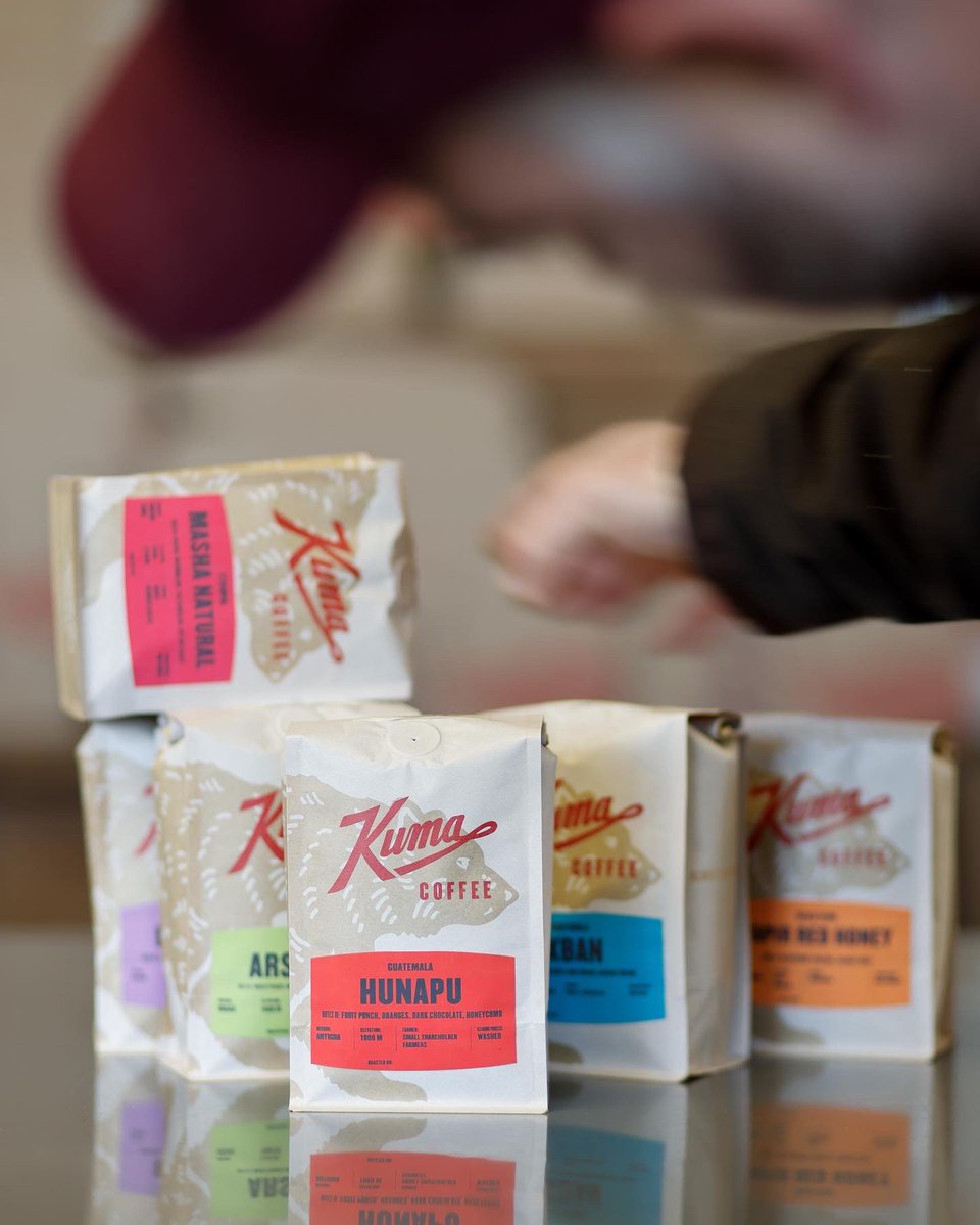 We made new bags.⁣
⁣
Ever since I started running Kuma I wanted our packaging to be as straightforward as possible, represent the coffee inside it, be hardworking and well crafted, not flashy or districting. ⁣⁣
⁣⁣
This is the latest version.

-Peter Mark Ingalls