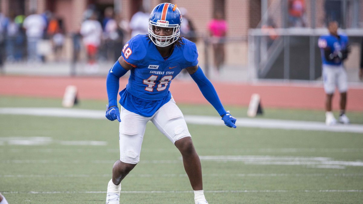 JaylenHinton41's tweet photo. Blessed to receive a offer from Savannah State University ! @grindtime_moss @CoachTrist @SavannahStateFB @dfhsfootball @coach_bras @Natehinton @CoachSump3 https://t.co/OMfV2F6n4B