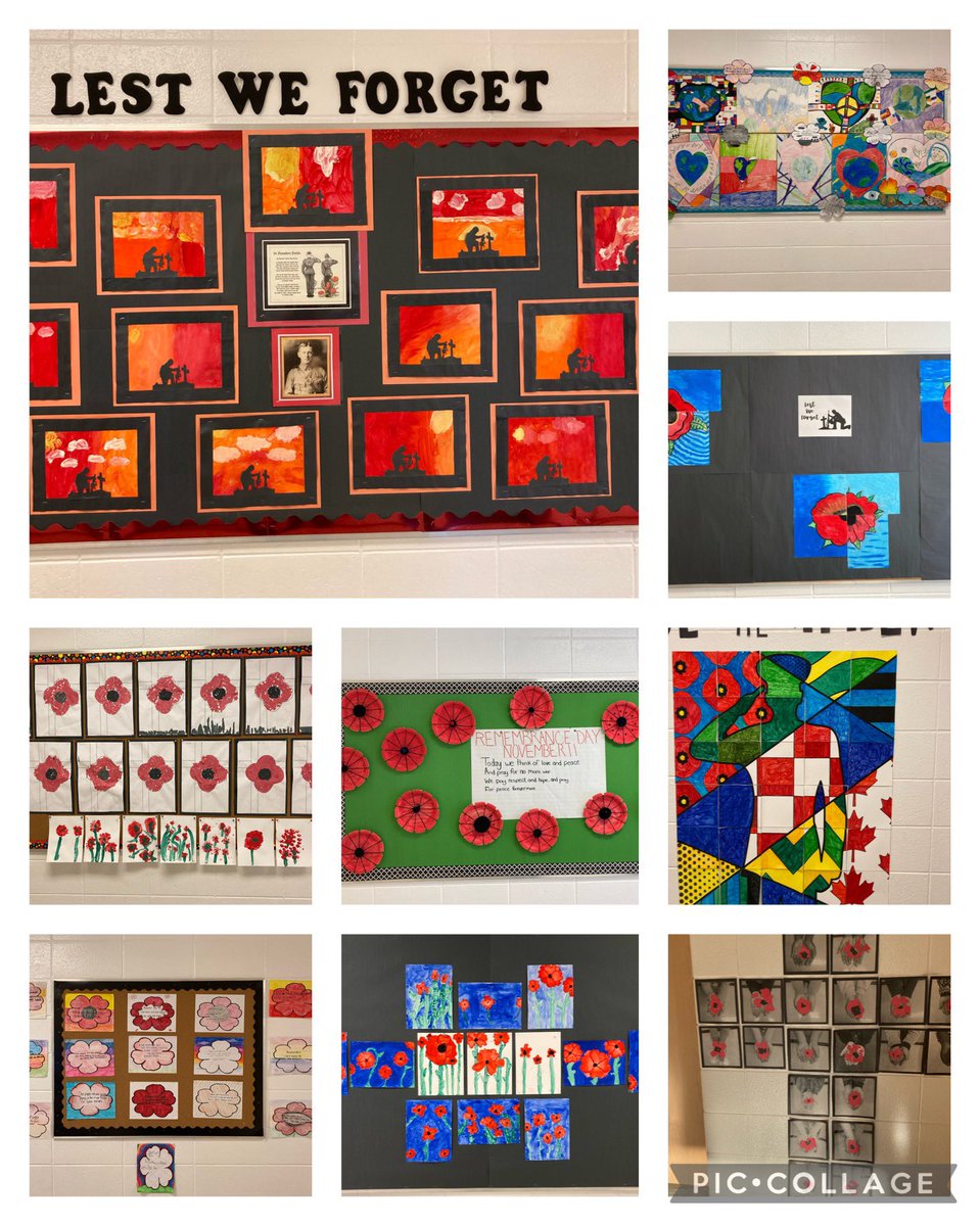 stmhagersville's tweet photo. Great pride and attention to detail was evident in our hallway of remembrance. Well done https://t.co/vmmihSDhYz