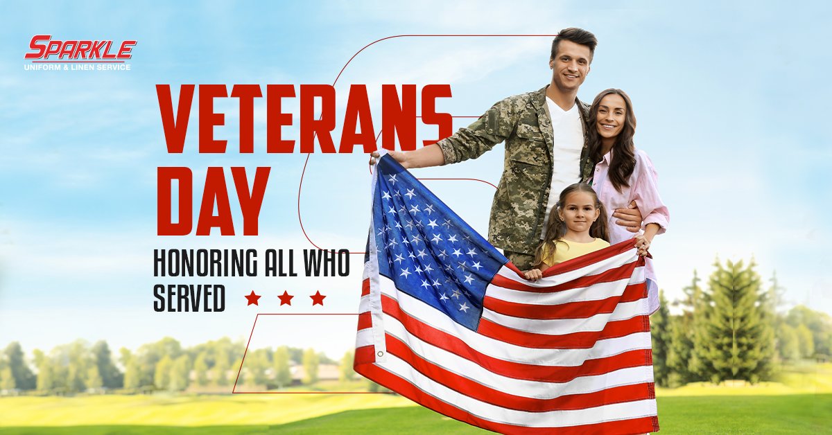 We’re grateful for your sacrifice. Happy #VeteransDay from SPARKLE! 🇺🇸