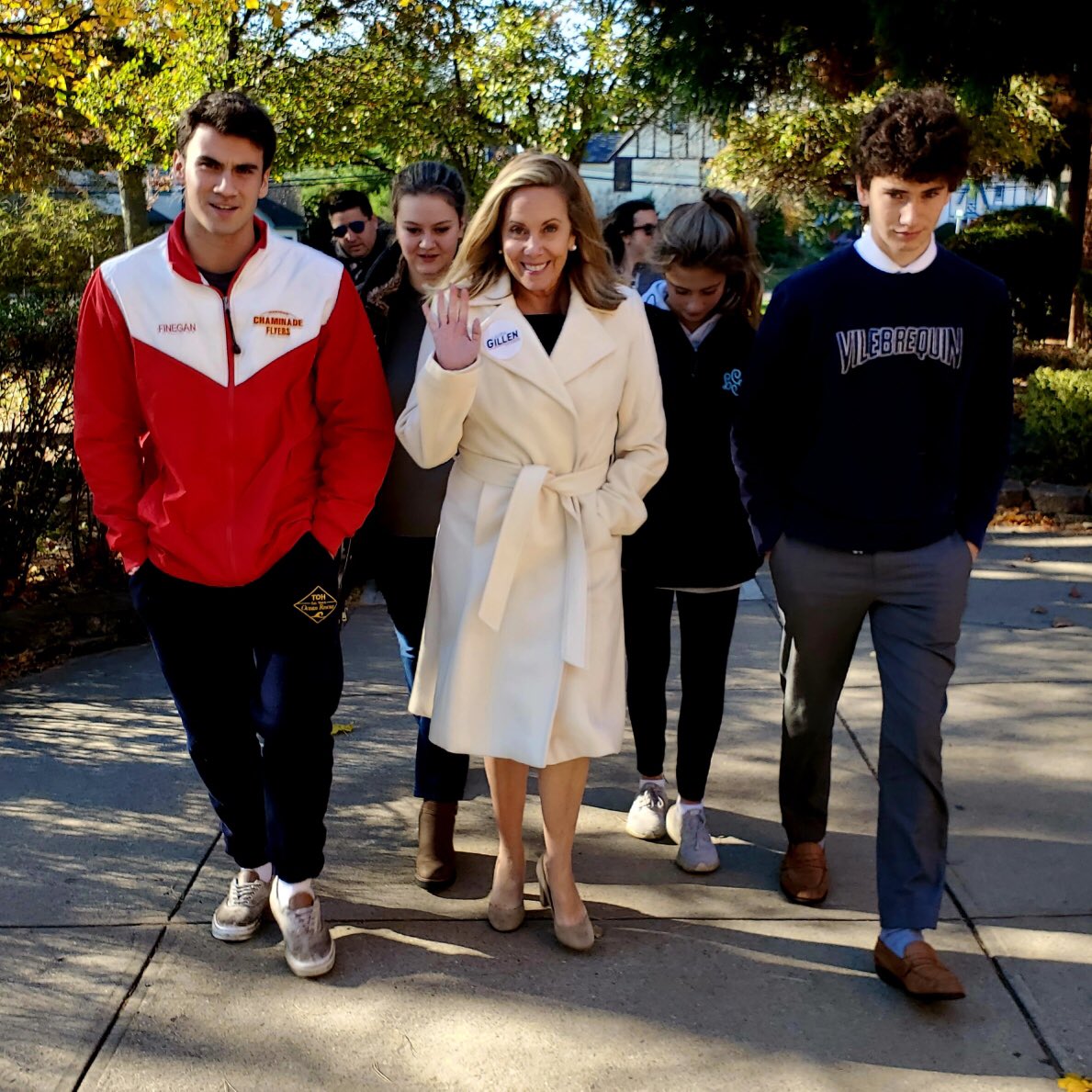 The entire family is hitting the pavement and earning every last vote until 9pm! Today is the last day to vote, so please make sure you get out there and keep our democracy alive! #Election2022 #NY04