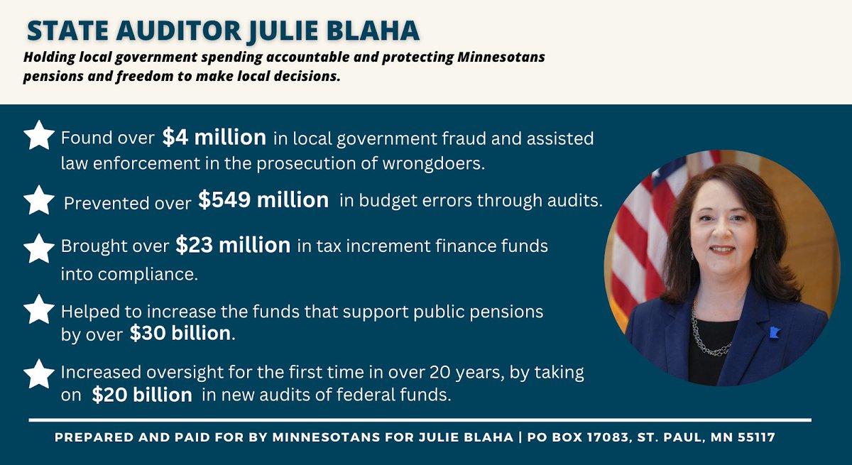 Blaha for Auditor tweet media