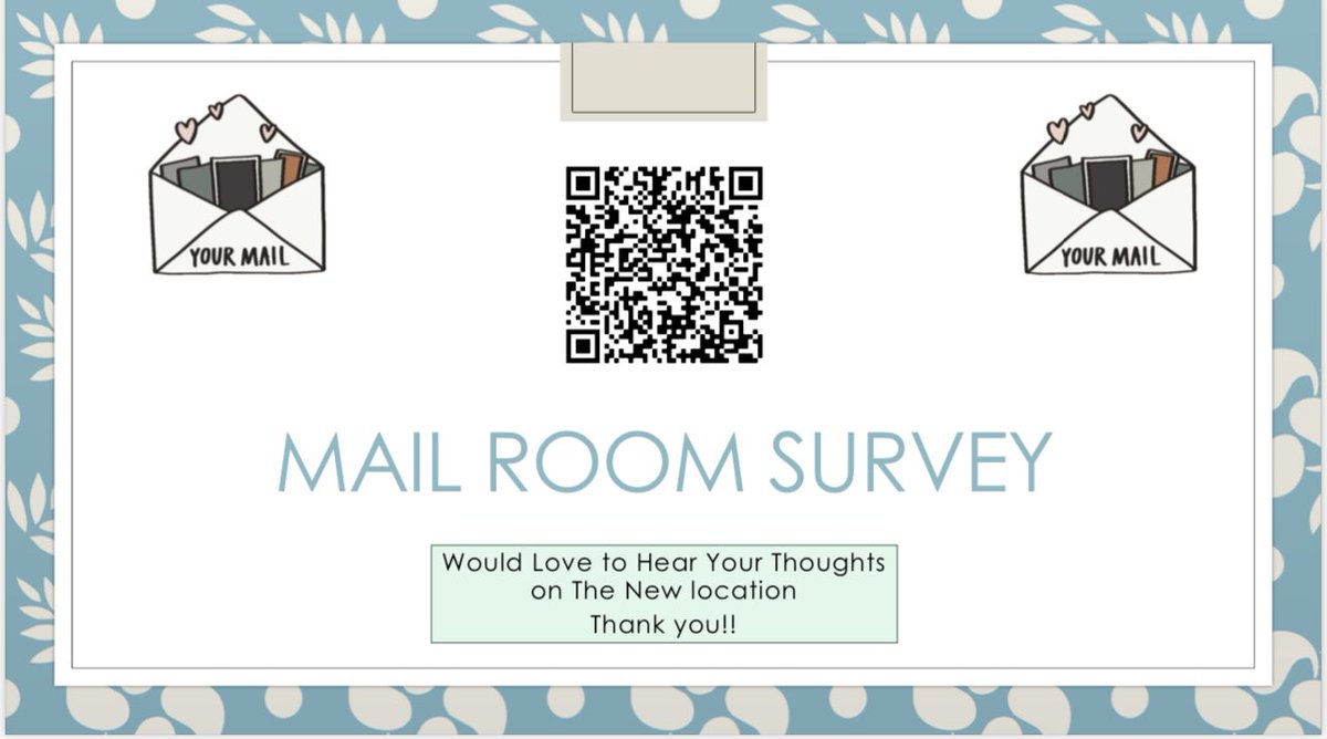 Many senators of our Regis College Student Government Association have organized this survey to hear the Regis community’s thoughts on the new location of our mail room! 

Please take the opportunity to fill out this survey! The link is in our bio!
