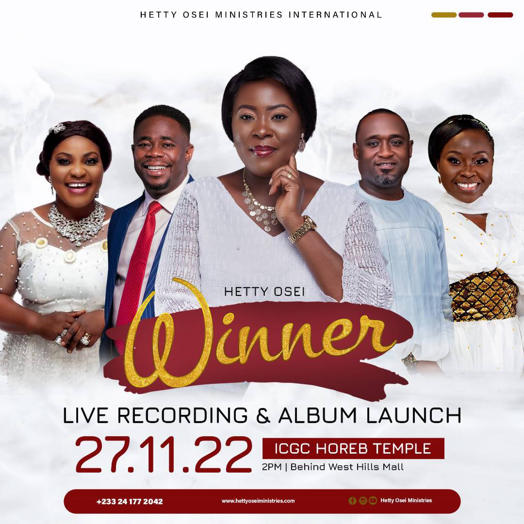 Marcell76512914's tweet photo. Somebody, declare I AM A WINNER!😇😇
Join us at ICGC HOREB TEMPLE (Behind West Hills) for an AWESOME and GRACE filled experience with HETTY OSEI on SUNDAY, 27th NOVEMBER!
Come and be blessed!
#HOMI #WinnerAlbum #Launch #HettyOsei.
DON’T MISS OUT !!!🔥🔥🔥 https://t.co/3SUw6QdVUb