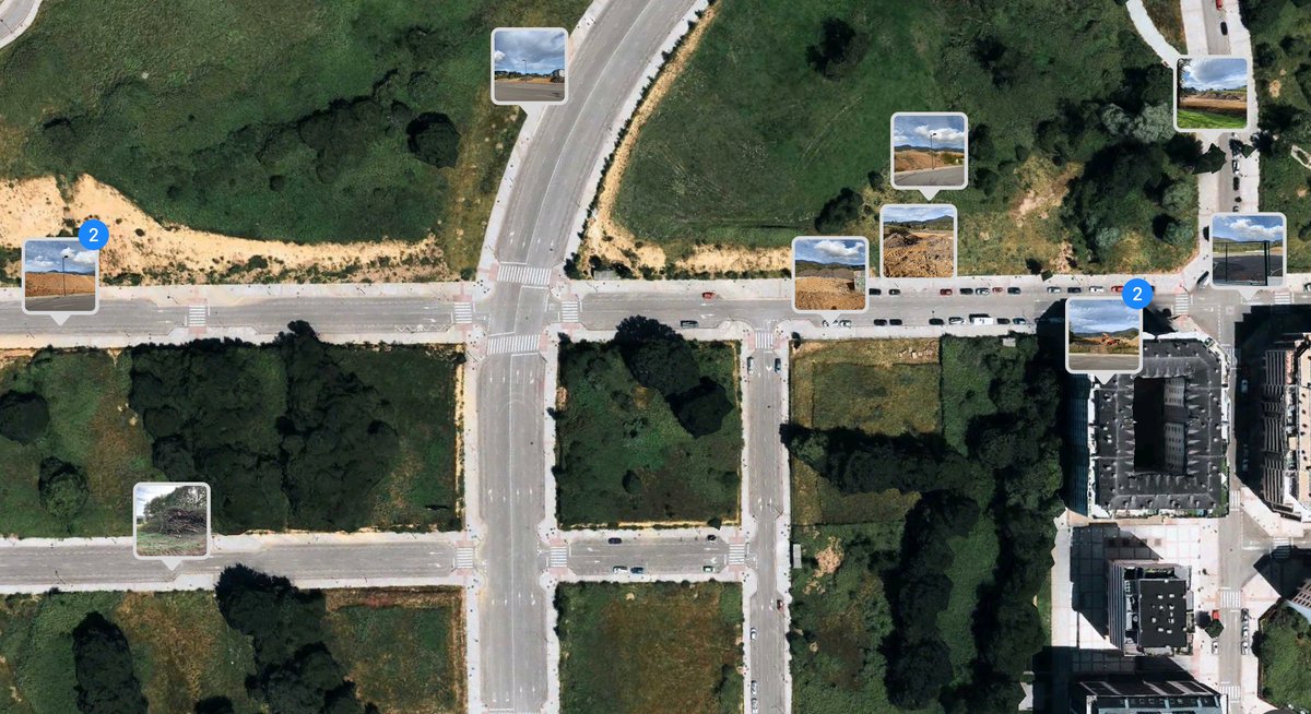 Hoy dando una pequeña vuelta podemos ver el estado actual de La Florida y las obras en curso (fotos de baja calidad) ...  Breve hilo👇