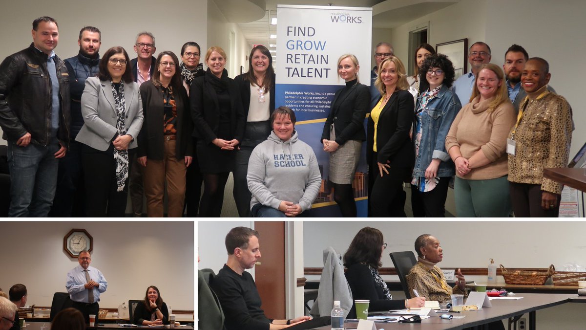 This morning, <a href="/Philaworks/">Philadelphia Works</a> hosted a meeting with delegates from Germany, sponsored by <a href="/ACG_USA/">American Council on Germany</a>, to promote transatlantic relations between the U.S. and Germany. 

They discussed how we address the #digitaldivide, the #futureofwork, and #training. 

Thank you for visiting!