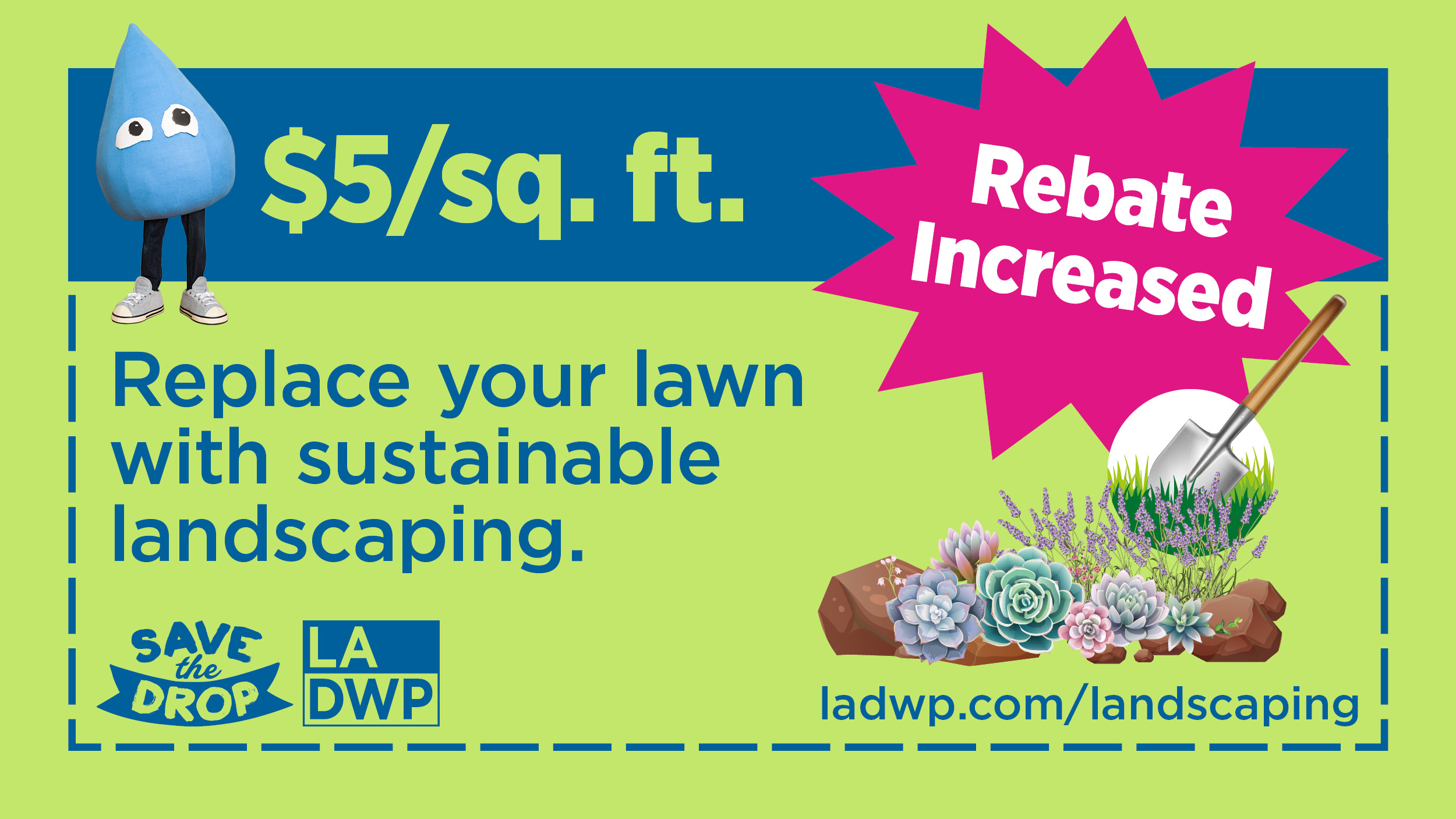 LADWP on Twitter "Our turf replacement rebate increased from 3 to 5